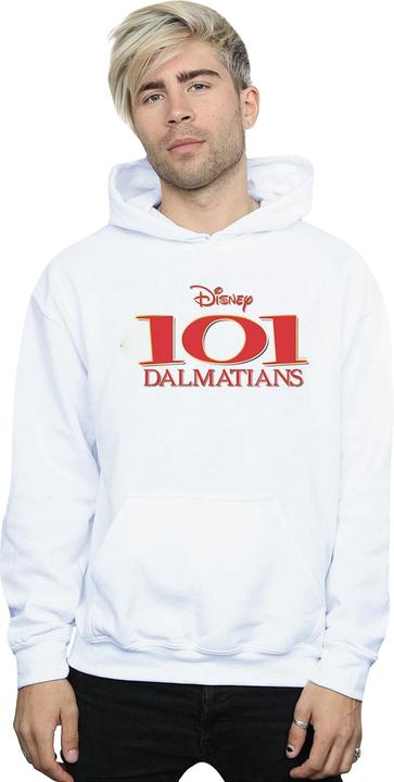Actual product image Disney Mens 101 Dalmatians Logo Hoodie (4XL)
