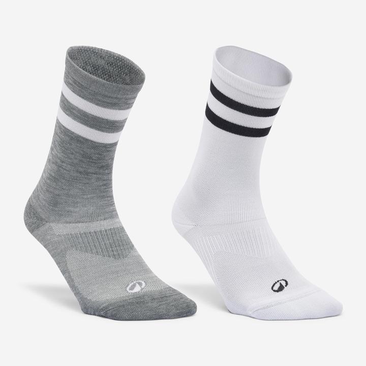 Immagine prodotto Domyos Sportsocken High 2er-Pack - Print (43, 46)
