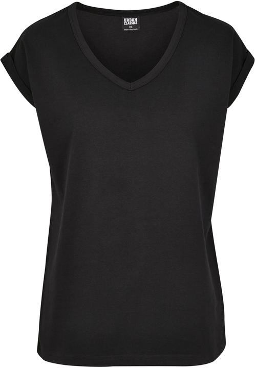 Produktbild Urban Classics Ladies Round V-Neck Extended Shoulder Tee (XXL)