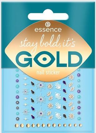 Produktbild essence Nail Stickers Stay Bold. It's Gold - Nail Decorations (Nagelkleber, Gold)