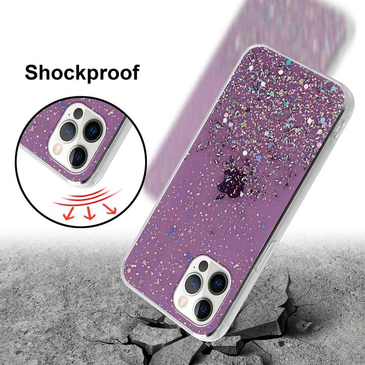 Produktbild Cadorabo TPU Cover funkelnder Glitter (Apple iPhone 12 Pro Max)