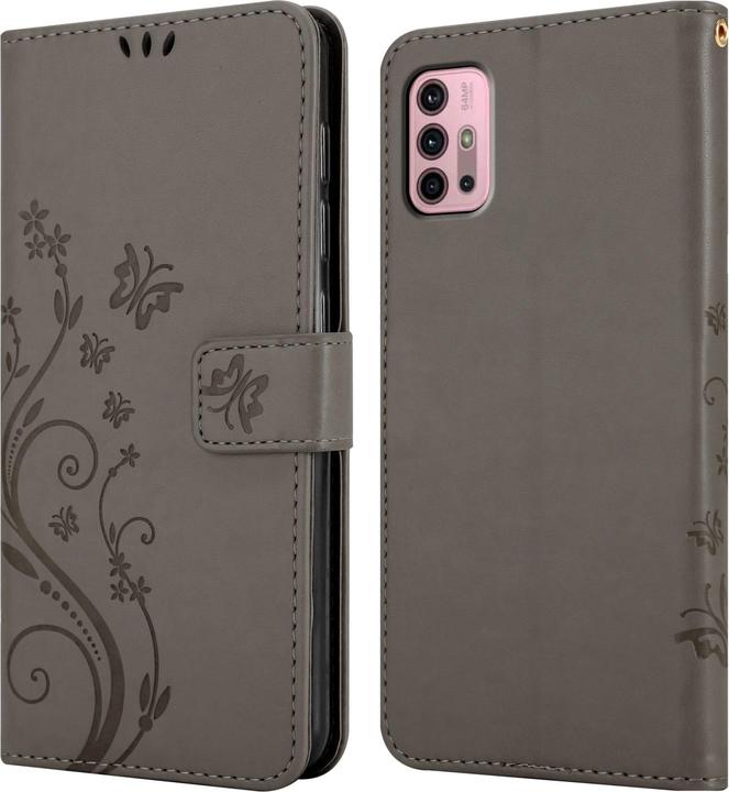 Image du produit Cadorabo Pochette Flower Book (Motorola Moto G30, Motorola Moto G10)