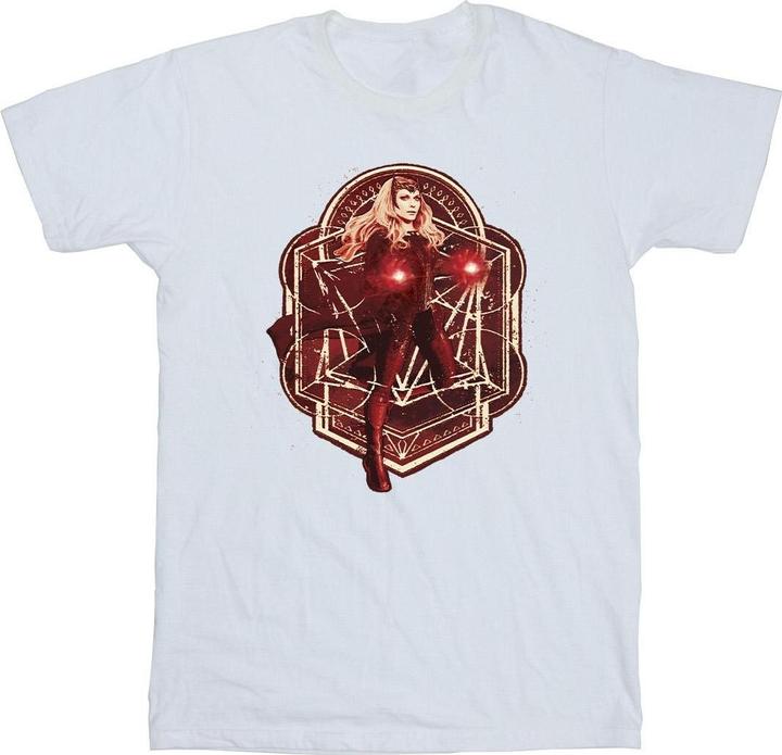 Actual product image Girls Doctor Strange Wanda Vintage Cotton T-Shirt (116)