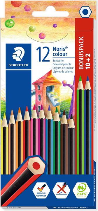 Produktbild Staedtler Farbstift Noris colour (Mehrfarbig, 12 x)