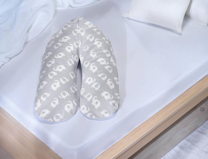 Actual product image Theraline Nursing Pillow "The Comfort" with Spelt Filling incl. Cover 180 cm (180 cm)