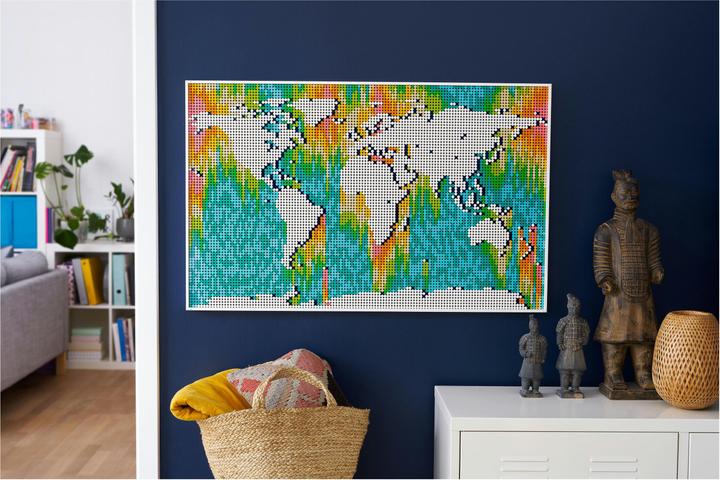 Immagine prodotto LEGO Mappa del mondo (31203, LEGO Art, Set LEGO rari)