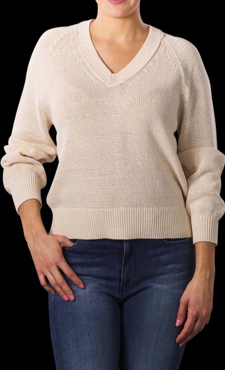 Produktbild Marc O'Polo Pullover Longsleeve V-Neck natural raw (L)