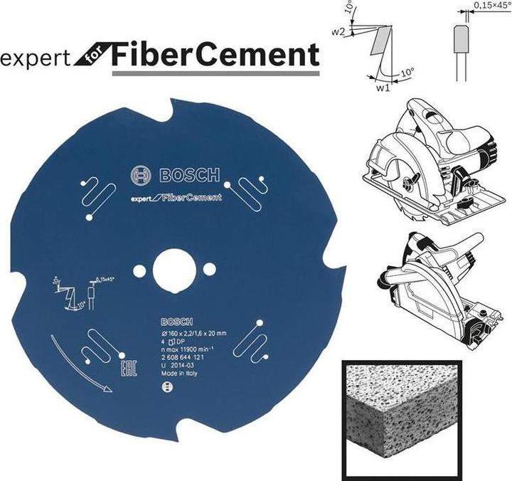 Actual product image Bosch Professional Zubehör Expert for Fiber Cement