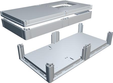 Productafbeelding Ensto Meterkast compleet Cubo zonder flens en meterklem voor transformator / direct 300 x 600 x 187