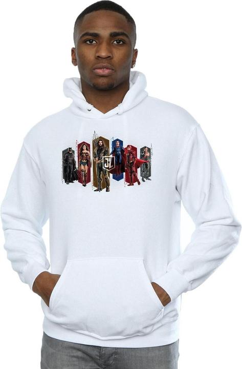 Produktbild Justice League Movie Team Hexagons Kapuzenpullover (M)