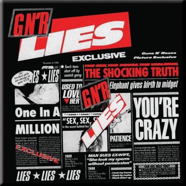 Image du produit Guns N Roses Aimant pour réfrigérateur Lies (1 x)