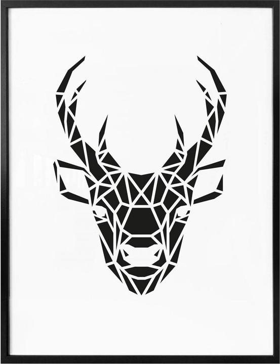 Immagine prodotto Trenddeko Cervo origami (24 x 30 cm)