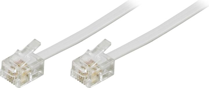 Produktbild Deltaco DEL-163F 10m Telefonkabel RJ