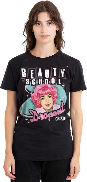 Actual product image Grease Unisex Adult Beauty School Dropout T-Shirt (L)