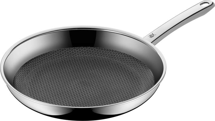 Produktbild WMF Edelstahlpfanne Bratpfanne 28cm Wender Profi Resist Induktion beschichtet (28.28 cm, Bratpfanne, Aluminium, Edelstahl)