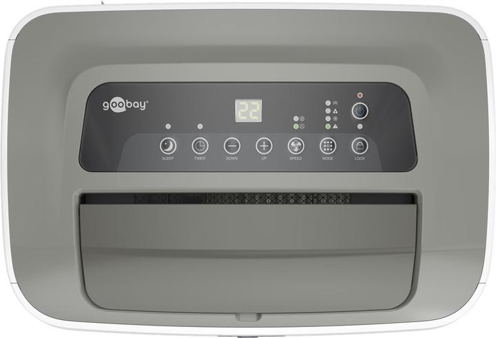 Produktbild Goobay Lokales Klimagerät 9000 BTU/2600 W mit Fernbedienung und Timer (20 m², 9000 BTU/h)