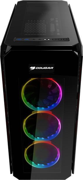 Produktbild Compucase Cougar Puritas RGB - Tower - ATX - ohne Netzteil (ATX, mATX, Mini-ITX)