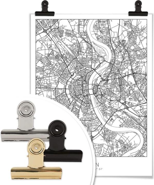 Immagine prodotto Trenddeko Mappa della città di Colonia (60 x 80 cm)