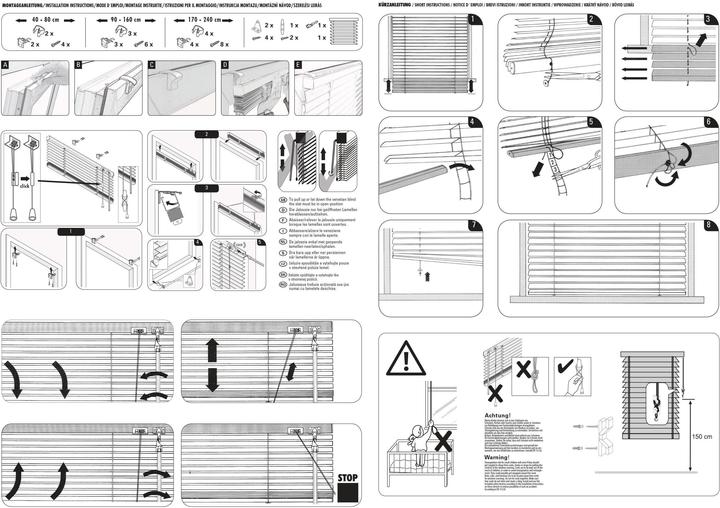 Produktbild Gardinia Aluminium zum Klemmen (90 x 175 cm)