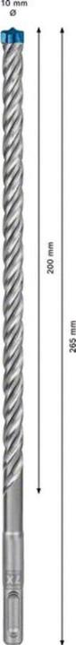 Actual product image Bosch Professional Zubehör EXPERT SDS plus-7X hammer drill bits, 10 x 200 x 265 mm, 30 pcs. (10 millimetres)