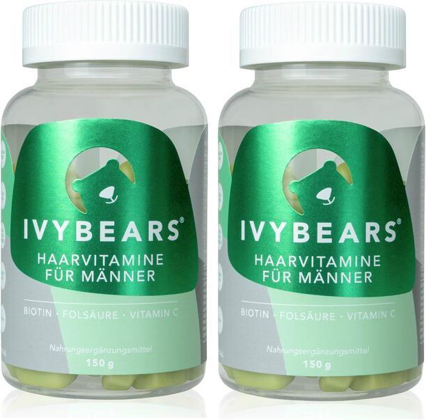 Image du produit IVYBears Vitamines capillaires pour hommes paquet de 2 (2 pièce(s), Gummies, 300 g)