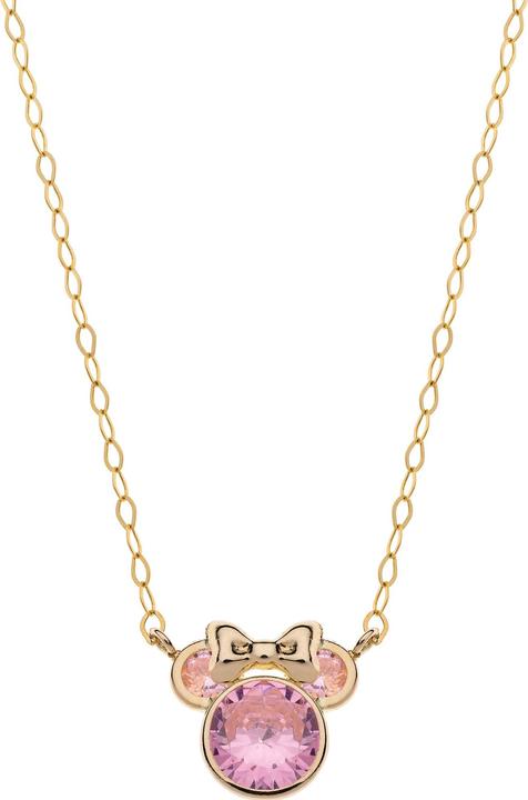 Image du produit Disney Collier Minnie Mouse, or 375 (375 or jaune, 35 - 40.5 cm)
