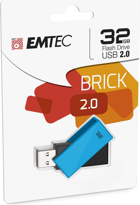 Actual product image Emtec C350 Brick (32 GB, USB 2.0, USB-A)