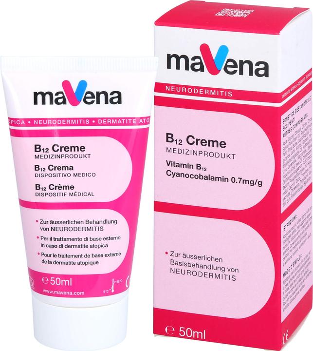Image du produit Mavena Vitamine B12 (Crème pour le corps, 50 ml)