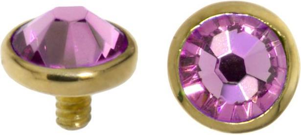 Goldfarbig, Rosa brillante