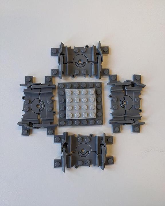 Produktbild LEGO City Schienenkreuzung Gleiskreuzung Kreuzung - NEU! Menge 1x