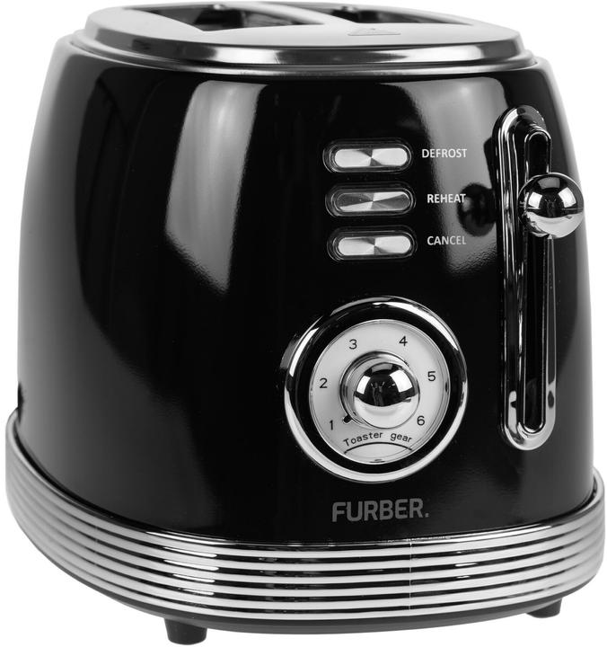 Image du produit Furber Grille-pain Brando Noir brillant