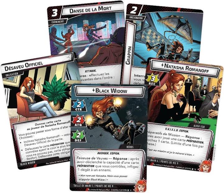 Immagine prodotto FFG Campioni Marvel - Vedova Nera (Francese)