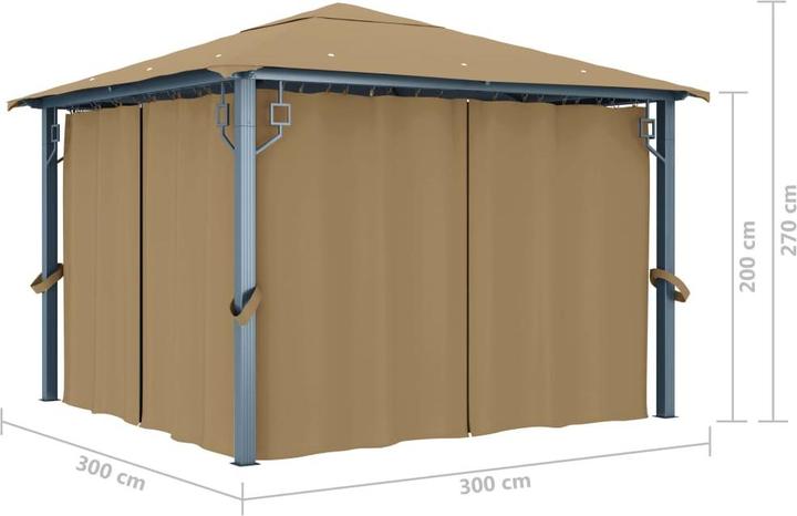 Actual product image VidaXL Balian (300 cm, 300 cm)