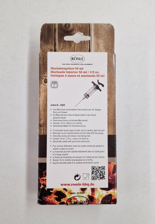 Image du produit Rösle Seringue à marinade