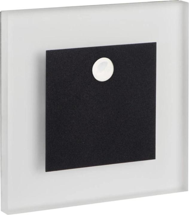 Actual product image Kanlux LED recessed wall light APUS black motion sensor 29857 (13 lm)