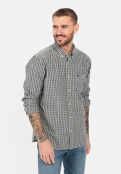 Immagine prodotto Camel Active Camicia a maniche lunghe con motivo a scacchi (S)