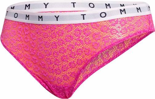 Produktbild Tommy Hilfiger Damen 3P Full Lace Bikini Style Unterwäsche, Solar Yellow/Green Mal/Pink Amour, S (S)