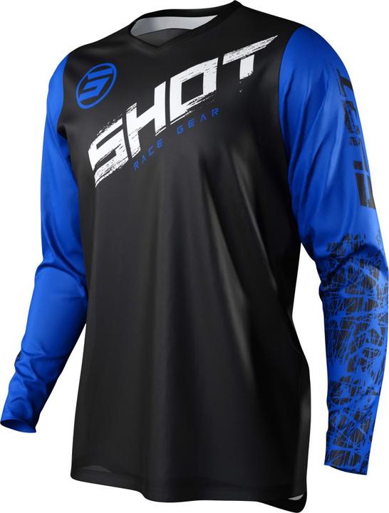 Actual product image Shot DEVO SLAM Jersey blau-schwarz M (M)