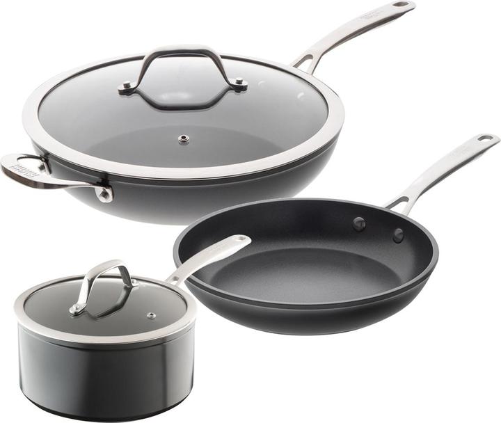 Image du produit Kuhn Rikon Easy Pro Set (20 cm, Ensemble de casseroles et de poêles de cuisson, Aluminium)