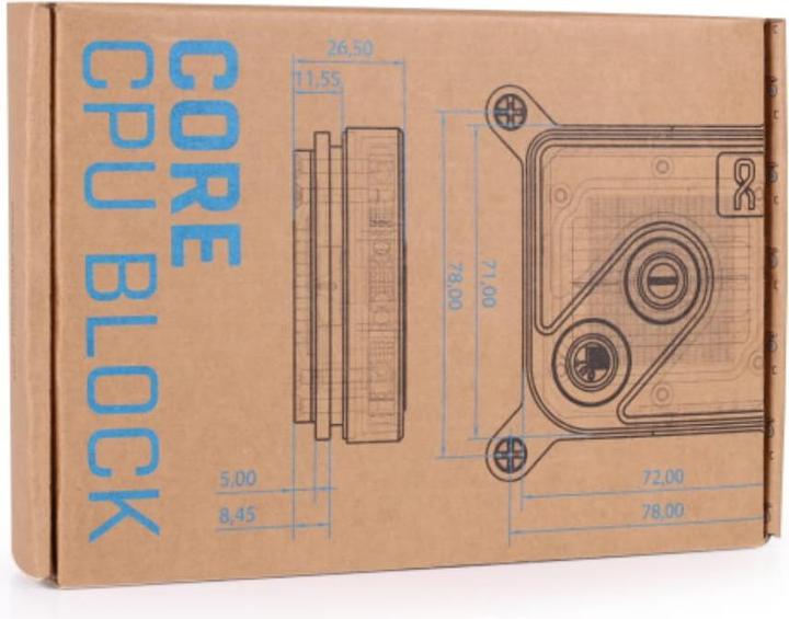 Actual product image Alphacool WAC Core 1 Carbon
