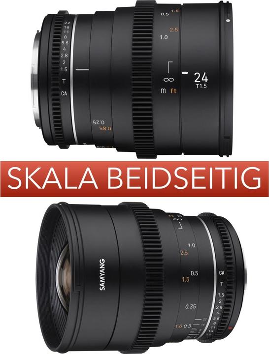 Produktbild Samyang 35mm T1.5 MK2 MFT (Micro Four Thirds, Micro Four Thirds, APS-C / DX, Vollformat)