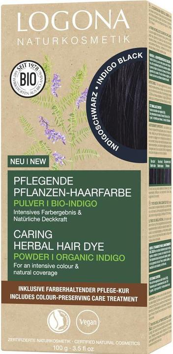 Produktbild Logona Pflanzenhaarfarbe Pulver (Indigoschwarz)
