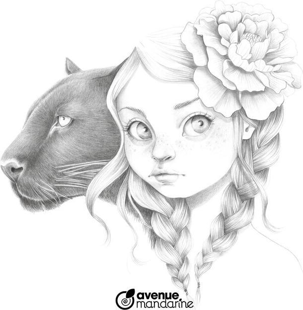 Produktbild Avenue Mandarine Malbuch Coloriage Wild