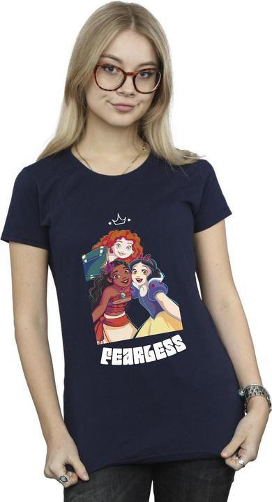 Actual product image Disney Womens/Ladies Princess Fearless Cotton T-Shirt (L)