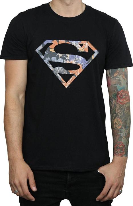 Produktbild Superman Floral Logo 2 TShirt (XXL)