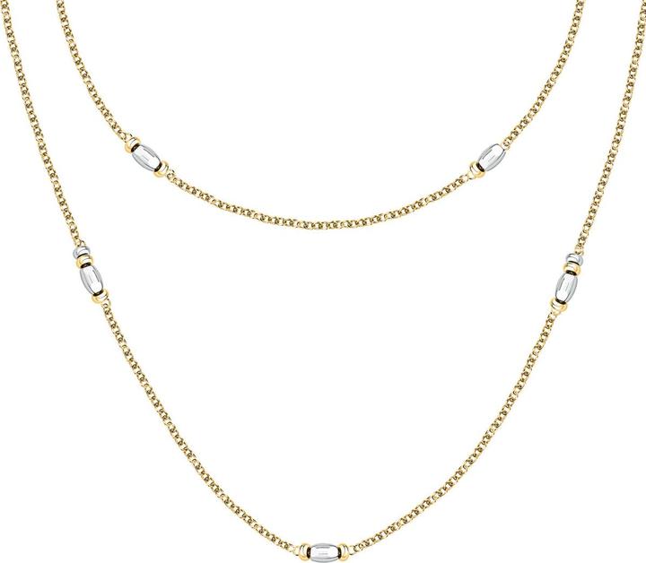 Produktbild Morellato Colori SAXQ02 Double Gold Plated Beaded Necklace (Edelstahl)