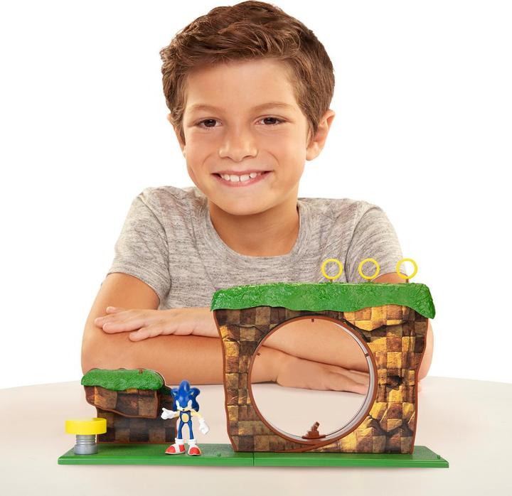 Actual product image Jakks Pacific Sonic - Green Hill Zone Playset (403934)