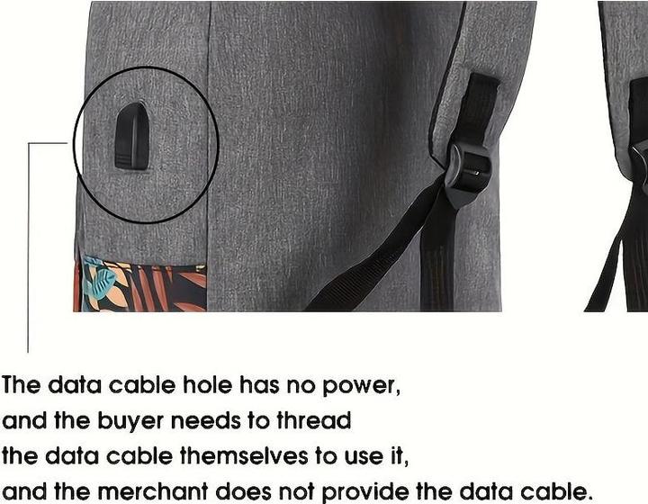 Immagine prodotto Only-Bags.Store Set di zaini con motivo classico a foglie, zaino di grande capacità con forma quadrata