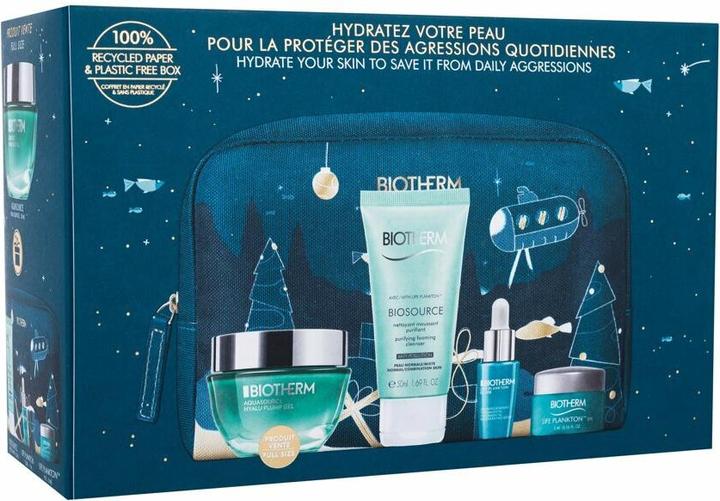 Produktbild Biotherm Aquasource Hyalu Plump Gel 50ml Set Plump Gel 50ml + Life Plankton Elixir 7ml + Biosource Nett Pnm 5 (Gesichtspflege set)