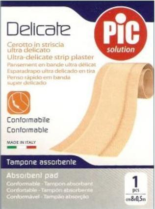 Actual product image Hasbro PIC Soft Strips Plaster Pink Strips 8cm x 0.5m (1 x)